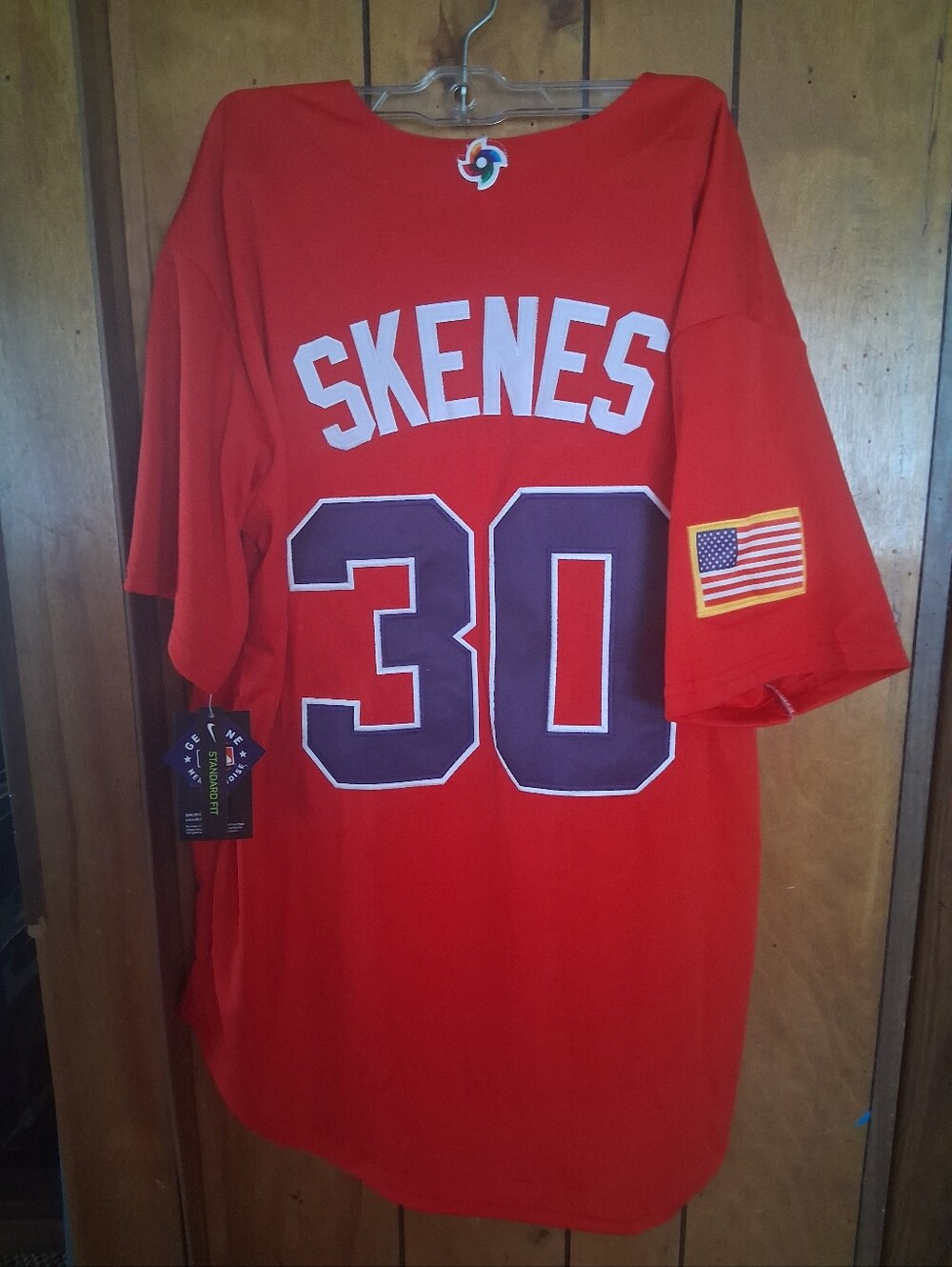 Mystery Sports Card With Paul Skenes team USA large jersey Pittsburgh Pirates